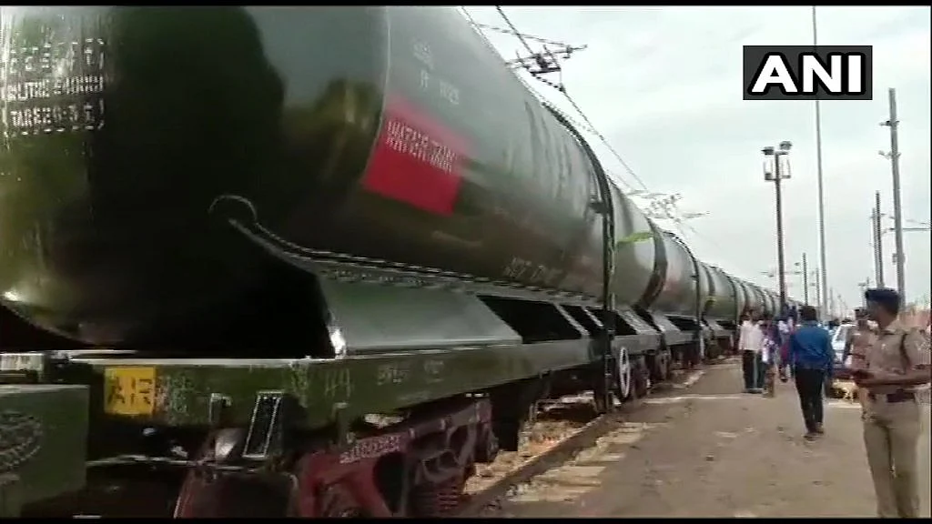 A train with 2.5 million litres of water arrived from Vellore every day when the water crisis was at its peak.