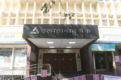 New Delhi: Allahabad Bank remains shut during a nationwide strike called by the United Forum of Bank Unions (UFBU) against bank mergers and pay revision, in New Delhi on Dec 26, 2018. (Photo: IANS)