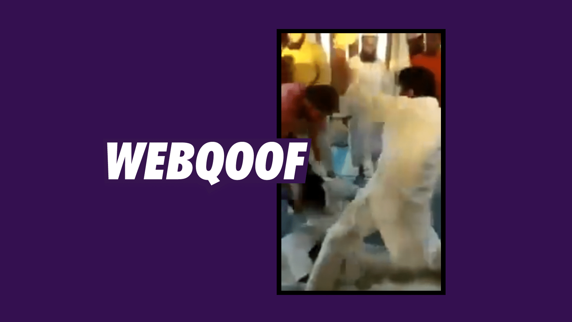 A viral video on social media falsely claimed that the man being beaten in the video is a Dalit.