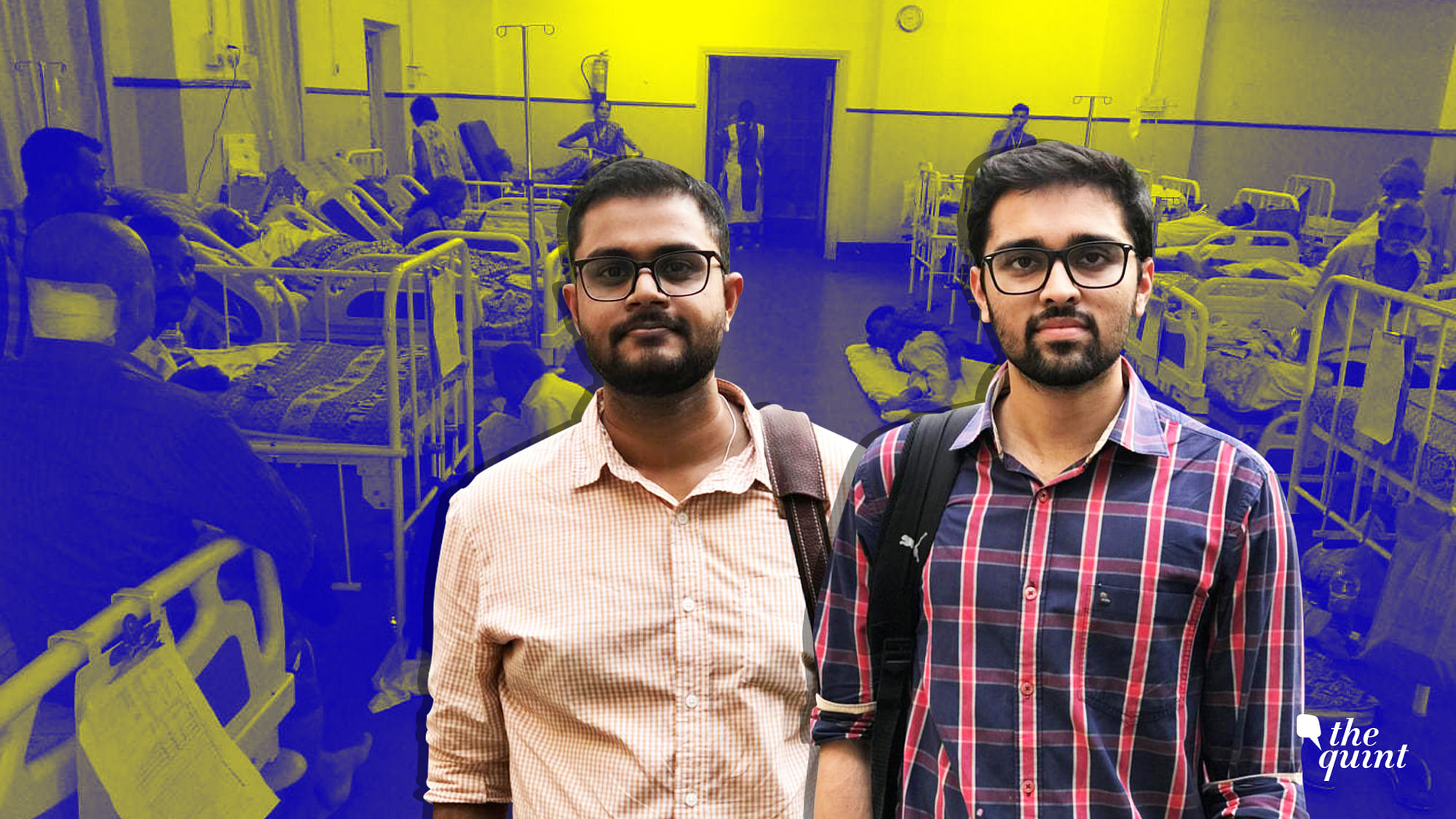 Dr Atish Parikh (Left) and Dr Shivang Shukla are resident doctors in Maharashtra.&nbsp;