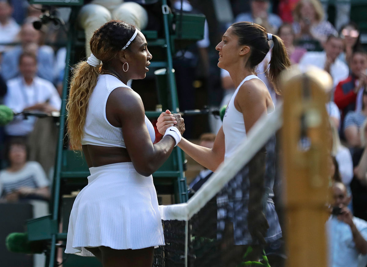 “Incredibly happy to play her,” Gatto-Monticone said afterward. “Serena is Serena.”