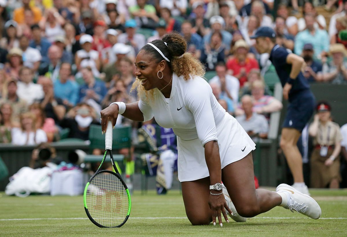 Serena never faced so much as one break point and won 6-3, 6-4 against 18th-seeded Julia Goerges.