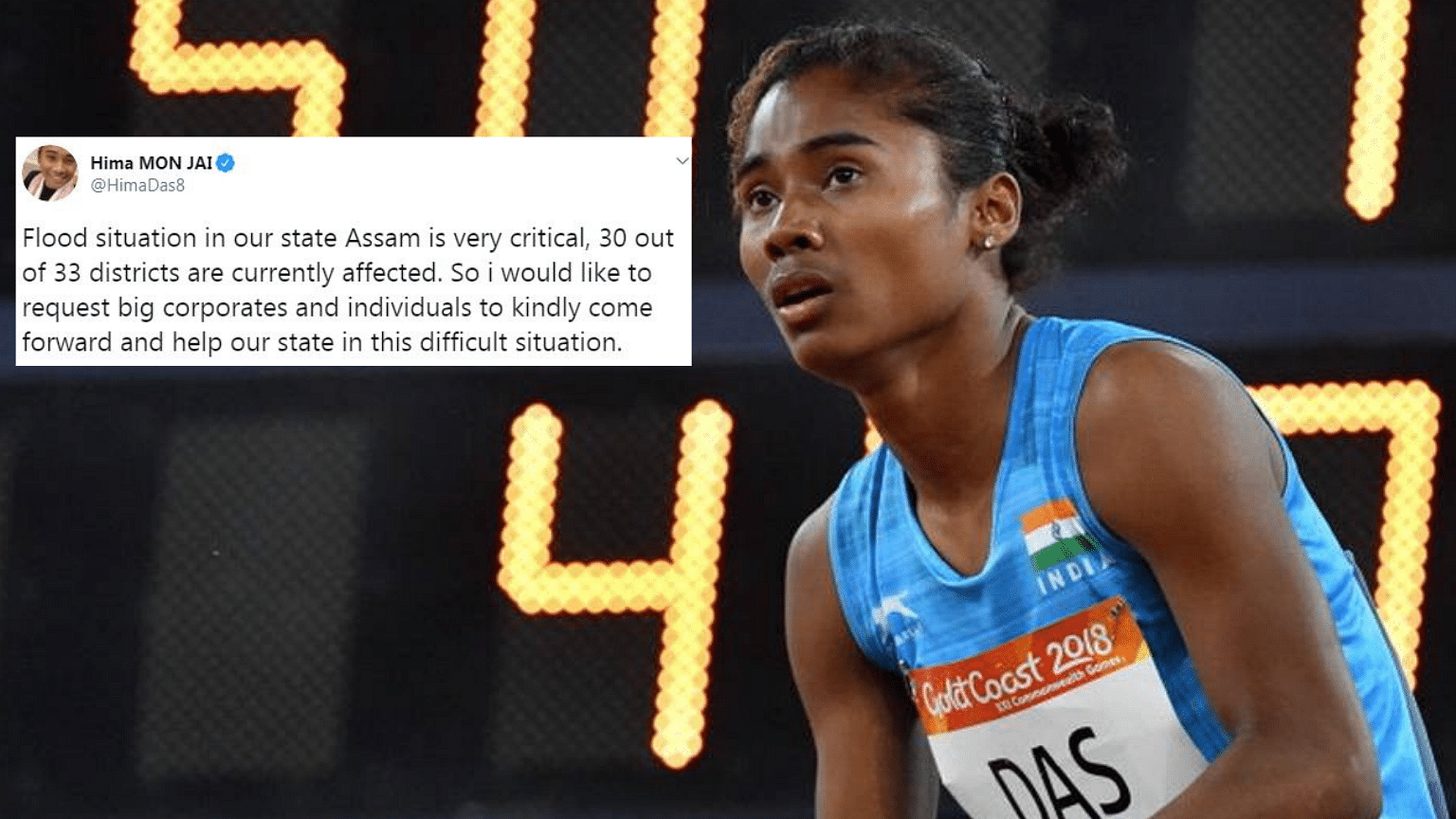 The reigning World Youth Athletic champion Hima Das hails from Dhing in Assam