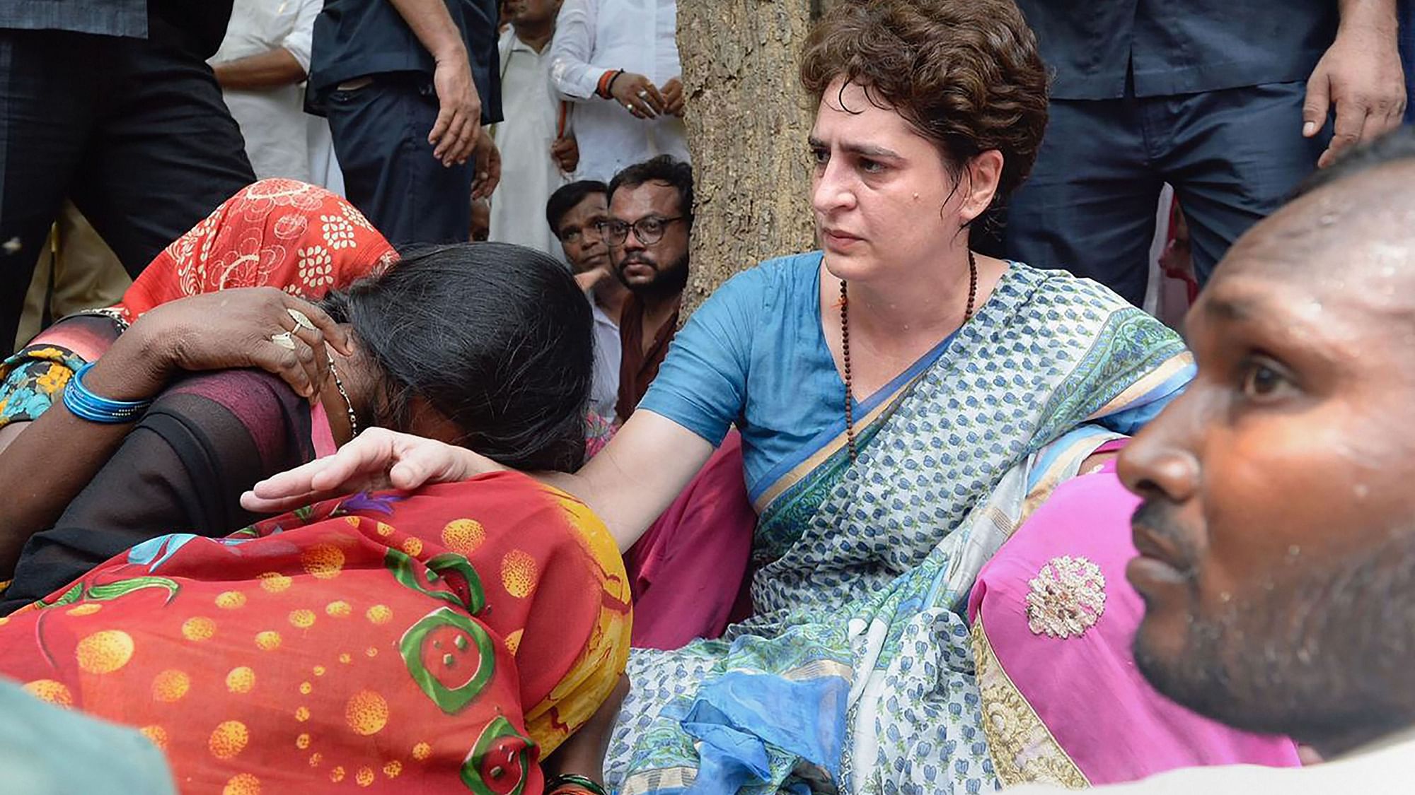 Priyanka Gandhi on Saturday said that after meeting the relatives of the Sonbhadra victims, her objective had been fulfilled.