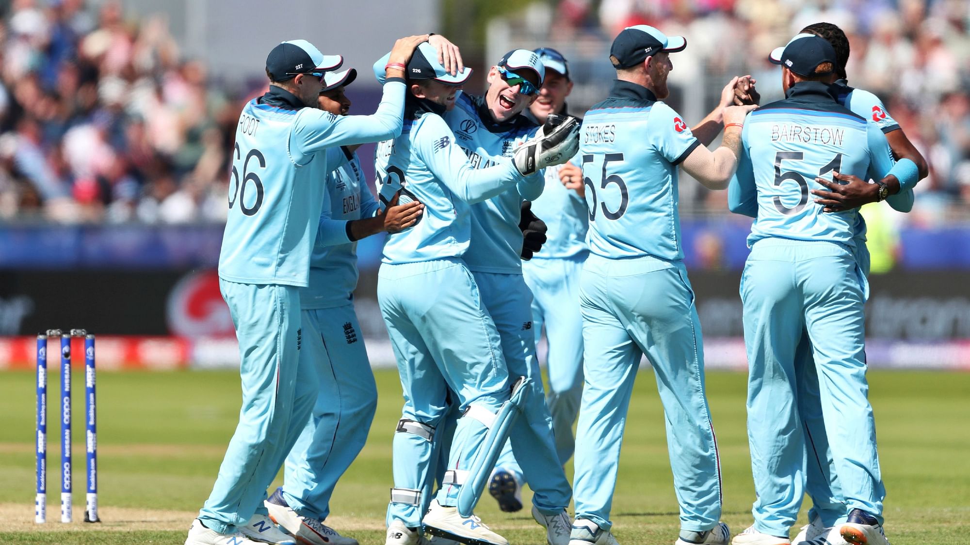 England entered the World Cup semifinals for the first time since the 1992 edition, beating an erring New Zealand by 119 runs.