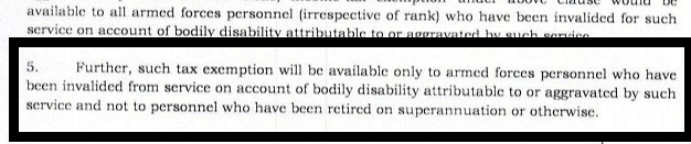 Several senior retired officers felt that a tax on disability pension was too broad and would punish genuine cases. 