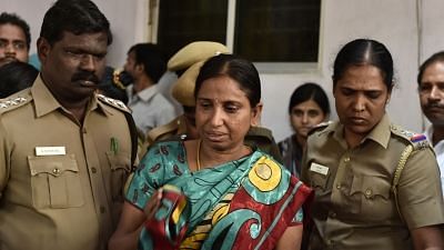 Nalini Sriharan is a convict in the Rajiv Gandhi assassination case.