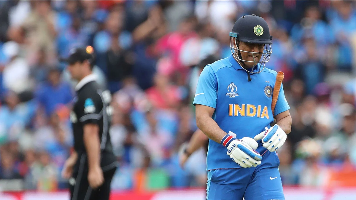 MS Dhoni has not played competitive cricket since the World Cup semi-final in July,