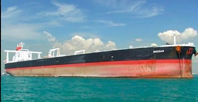 The British owned oil tanker Mesdar that was seized for a brief while by the Iranian Revolutionary Guards.