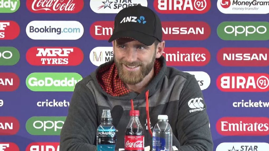 Williamson addressed the press conference after New Zealand beat India in the first semifinal of the 2019 World Cup.