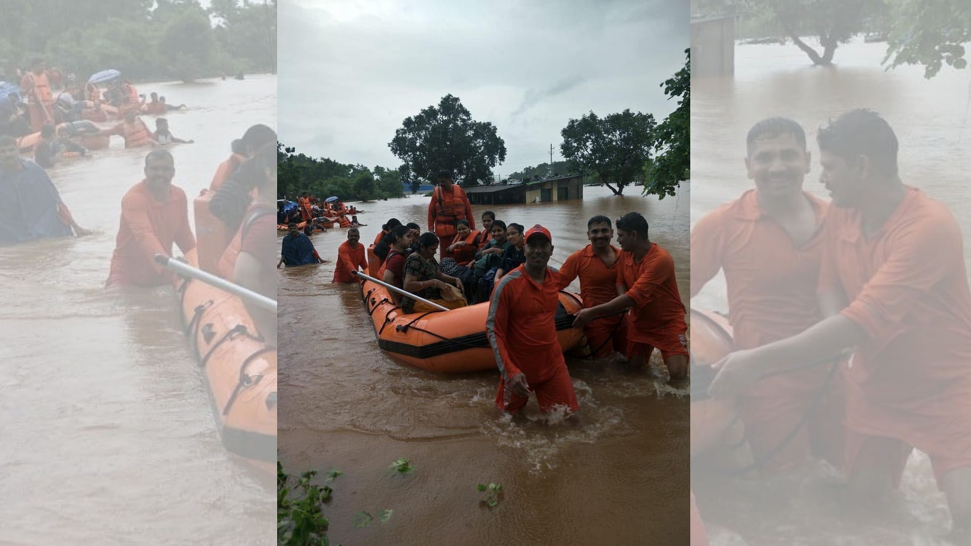 All passengers on board the stranded Mahalaxmi Express have been rescued.