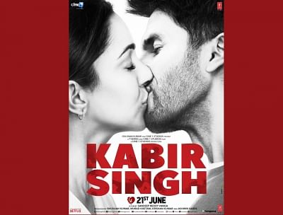 Poster of film "Kabir Singh".