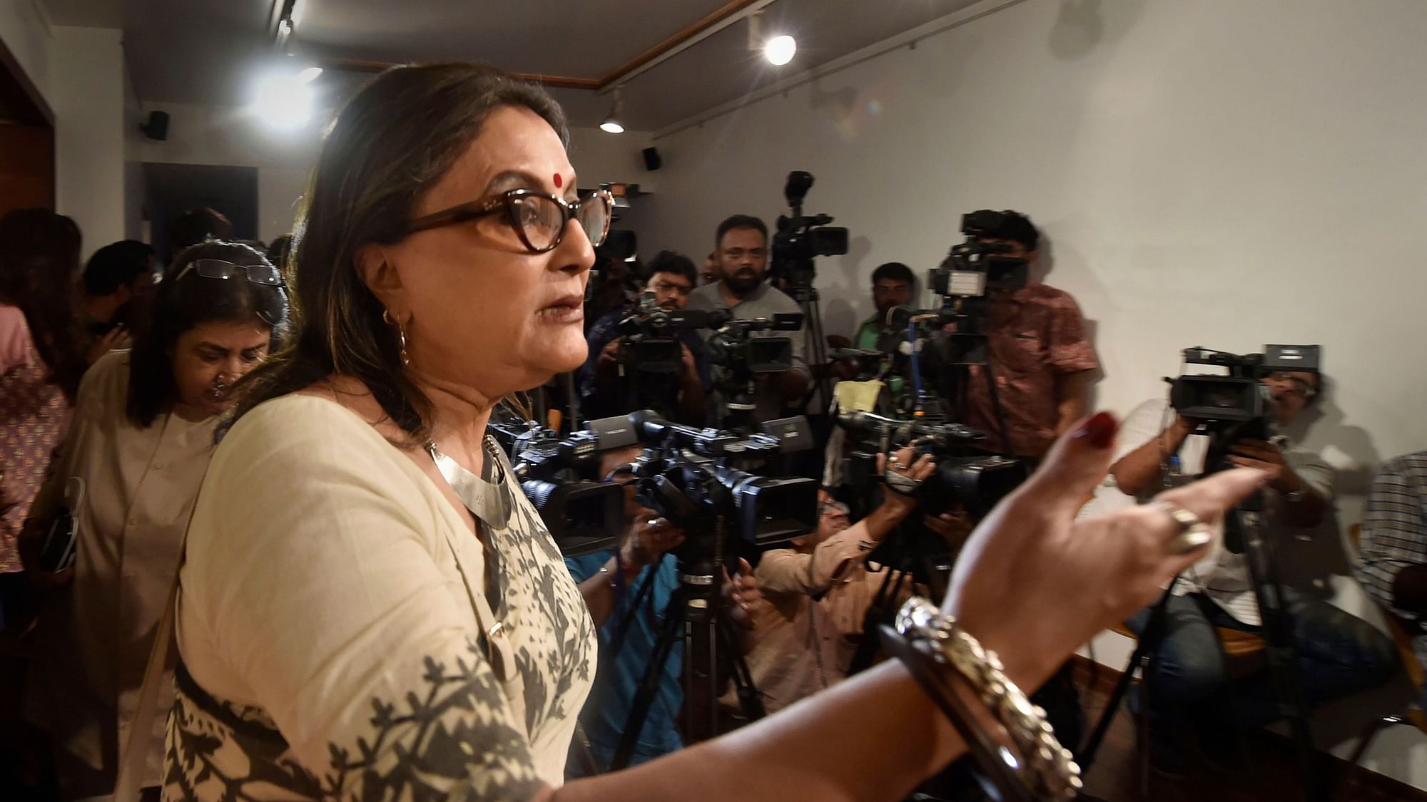 Filmmaker Aparna Sen holds a press conference on the letter to PM Modi over the rising mob lynchings.