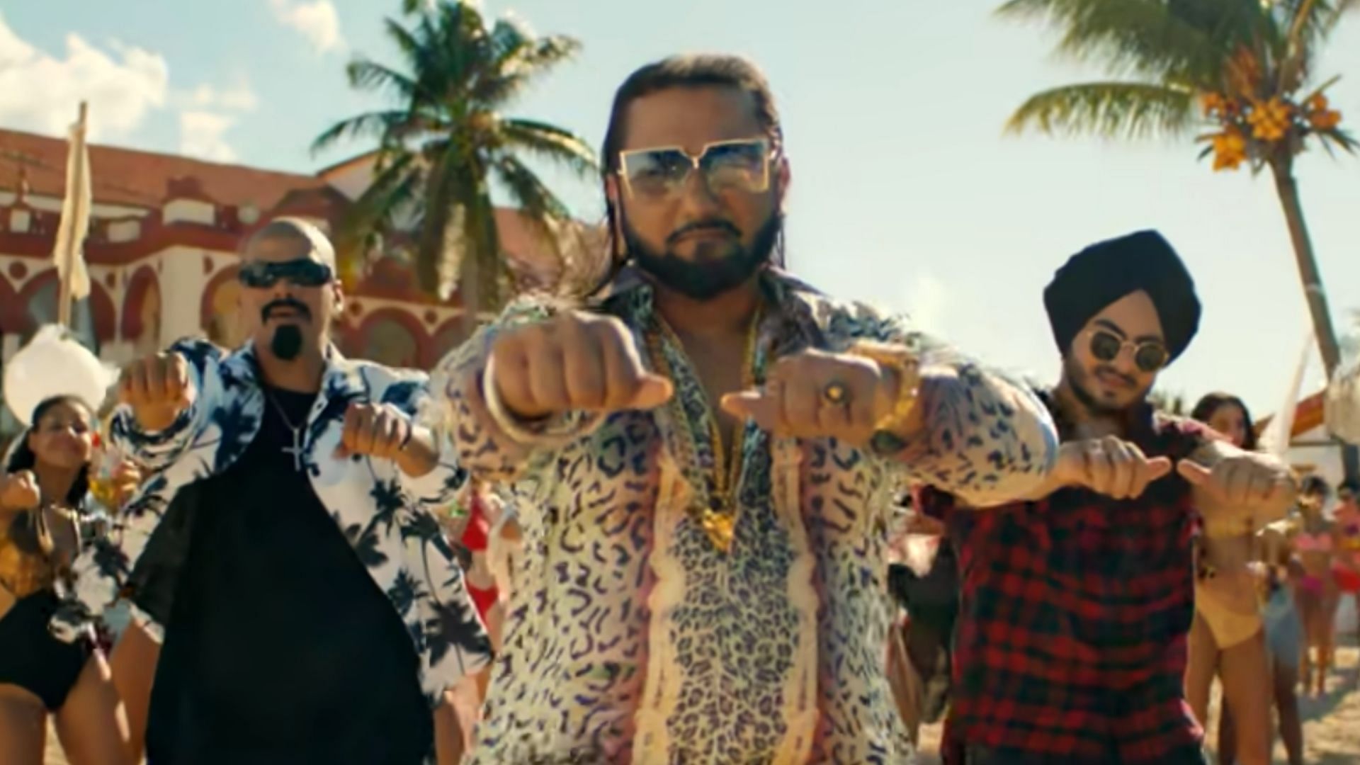 Yo Yo Honey Singh in a still from his song ‘Makhna’.