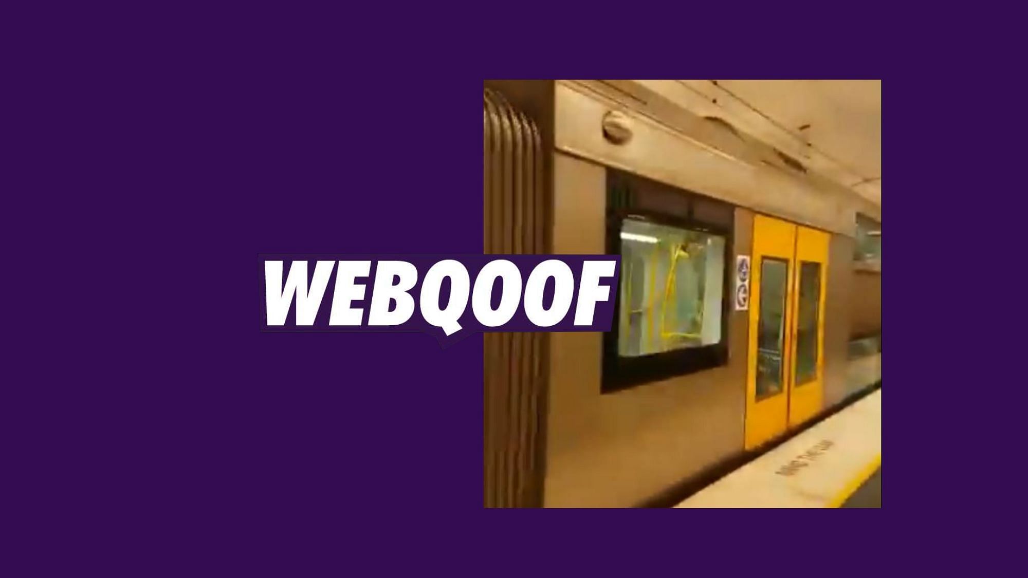 Viral posts of a video of a train functioning in Sydney falsely claimed that it was manufactured in India.