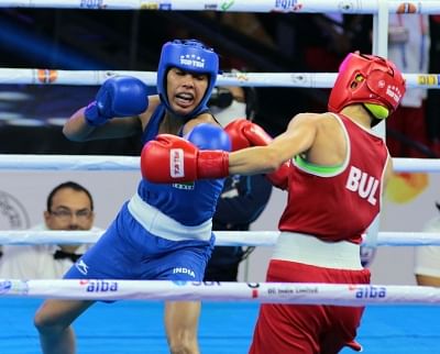 Guwahati: Boxer Manisha Moun will be fighting in the 57Kg category after a change in weight category for the first time in the second edition of the India Open Boxing Tournament to be held at the Karmabir Nabin Chandra Bordoloi Indoor Stadium in Guwahati, Assam from May 20-24. (Photo: IANS)
