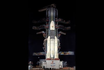 The launch of Chandrayaan-2. 