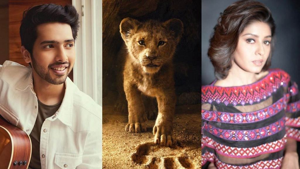 Armaan Malik (L) and Sunidhi Chauhan (R) will lend their voices to the Hindi version of Disney’s <i>The Lion King</i>.