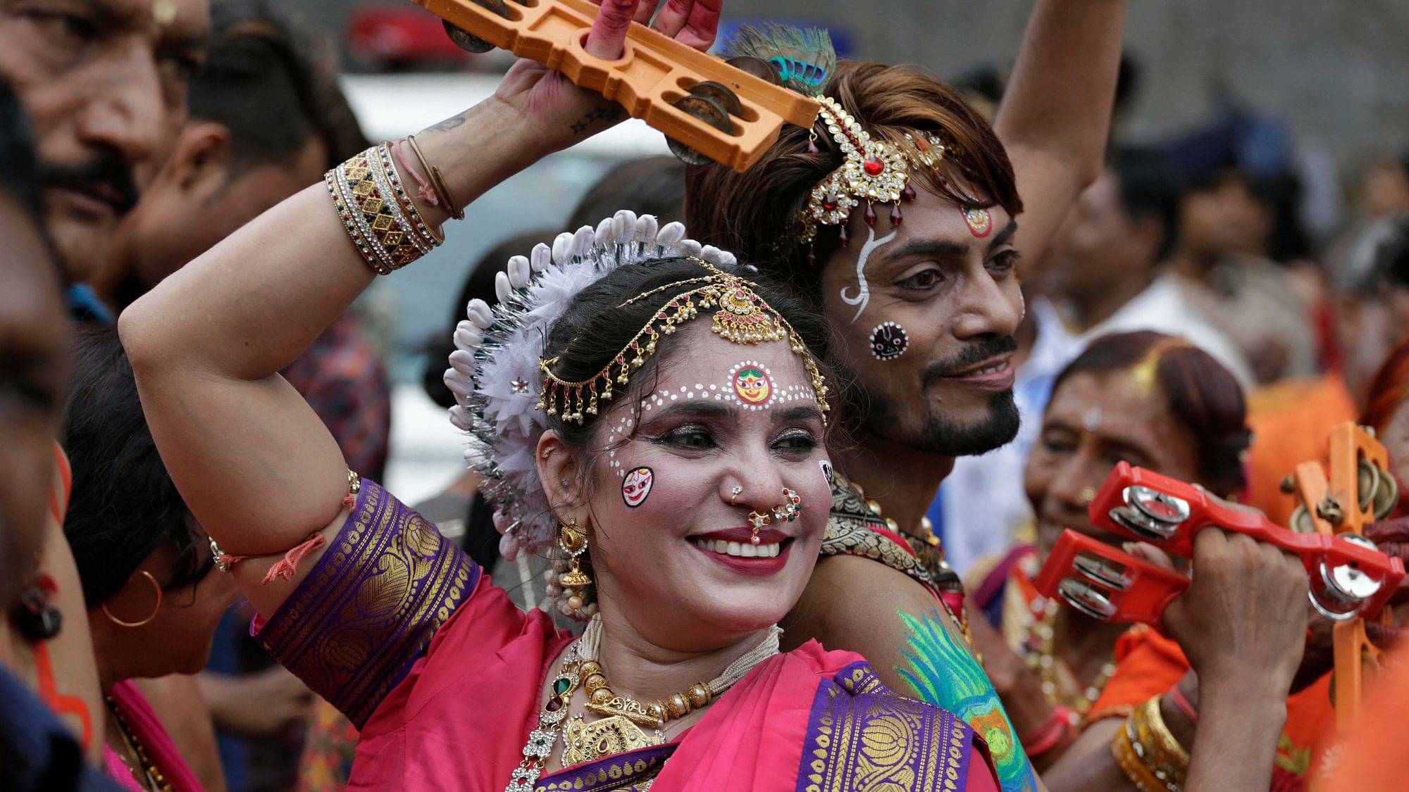 The nine-day annual chariot festival began amid heavy security.