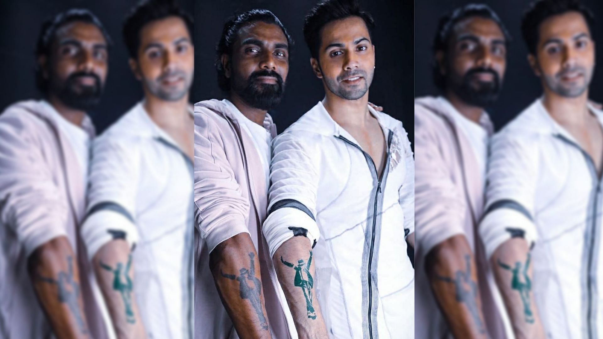 Varun Dhawan with Remo D’Souza on the sets of Street Dancer 3D