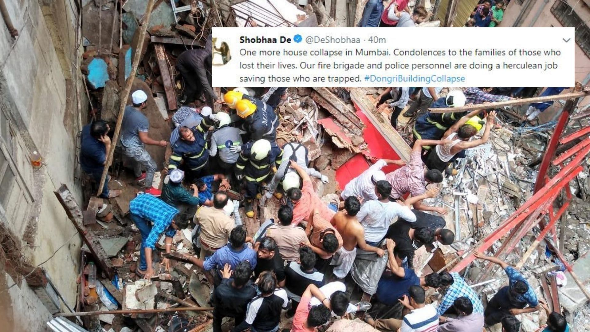 Dongri building collapse in Mumbai