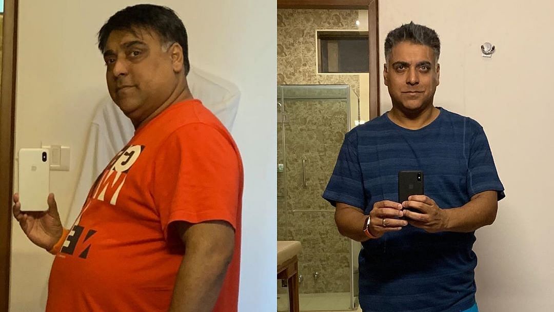 Ram Kapoor posted this picture about his transformation on Instagram