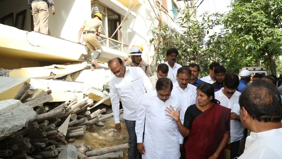 A building which had been under construction collapsed in Bengaluru on Wednesday, 10 July.