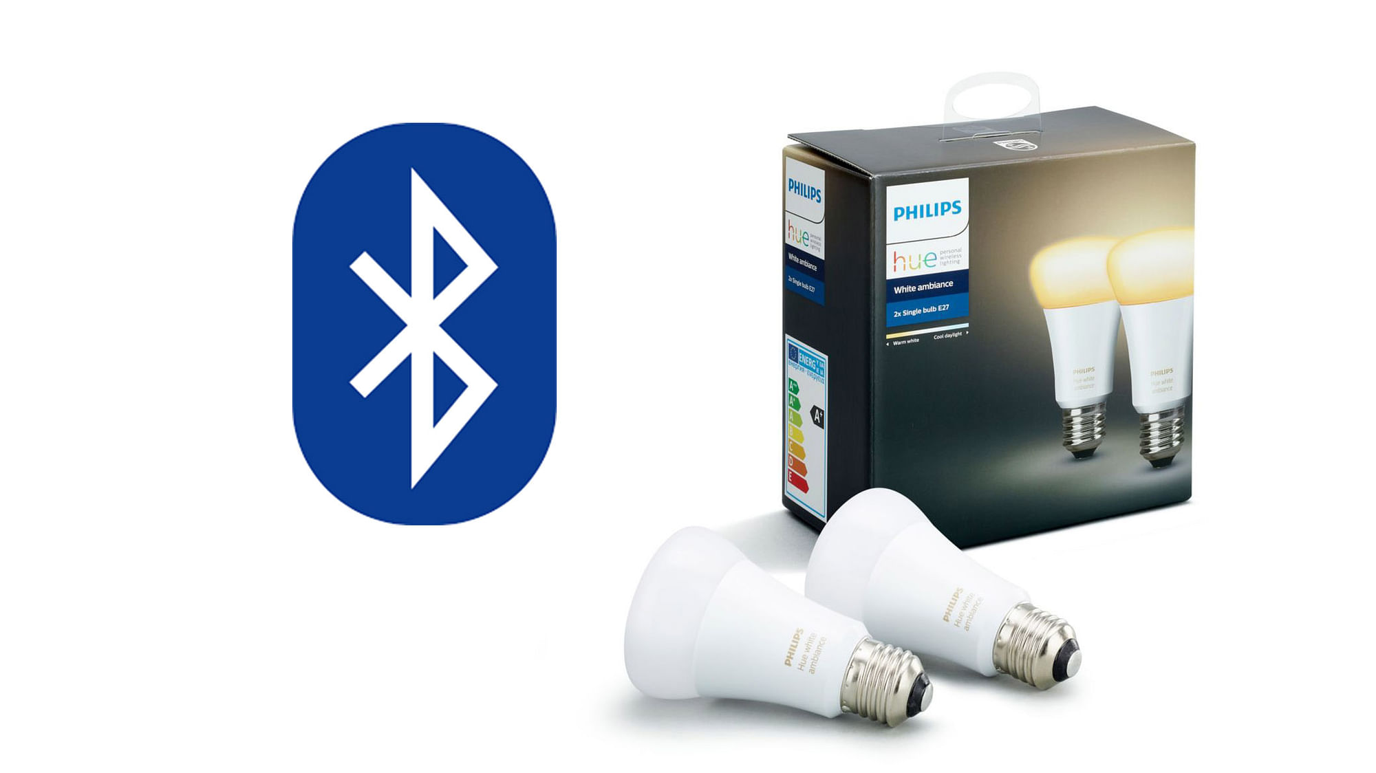 Philips Hue bulbs will not come with Bluetooth receiver built in.