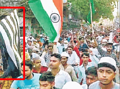 BJP leaders had allegedly complained to the police that ISIS flags were waved during the protest march.