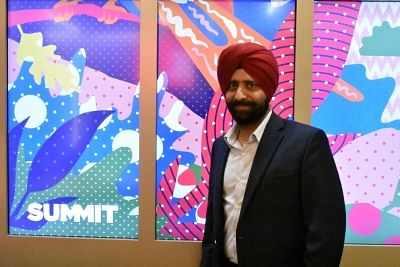 Las Vegas: Kulmeet Bawa, South Asia Managing Director, Adobe Systems on the sidelines of the Adobe conference in Las Vegas on March 22, 2017. (Photo: IANS)