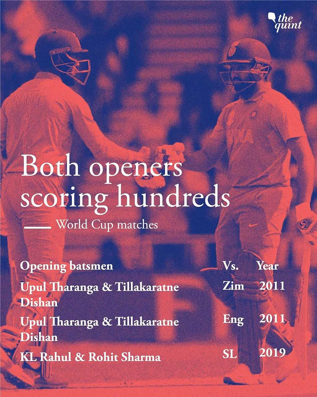 In Stats: Rohit & Rahul Rewrite Record Books Against Sri Lanka