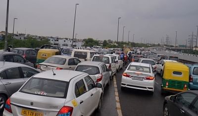 Rain turns Delhi weather pleasant, causes traffic jams