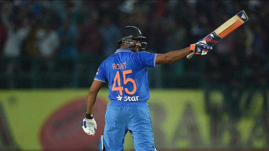 In the same match in which Rahul scored his maiden T20I ton, Rohit scored a defiant 62 .