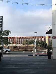 Little did we know this was our first glimpse of THE WALL!