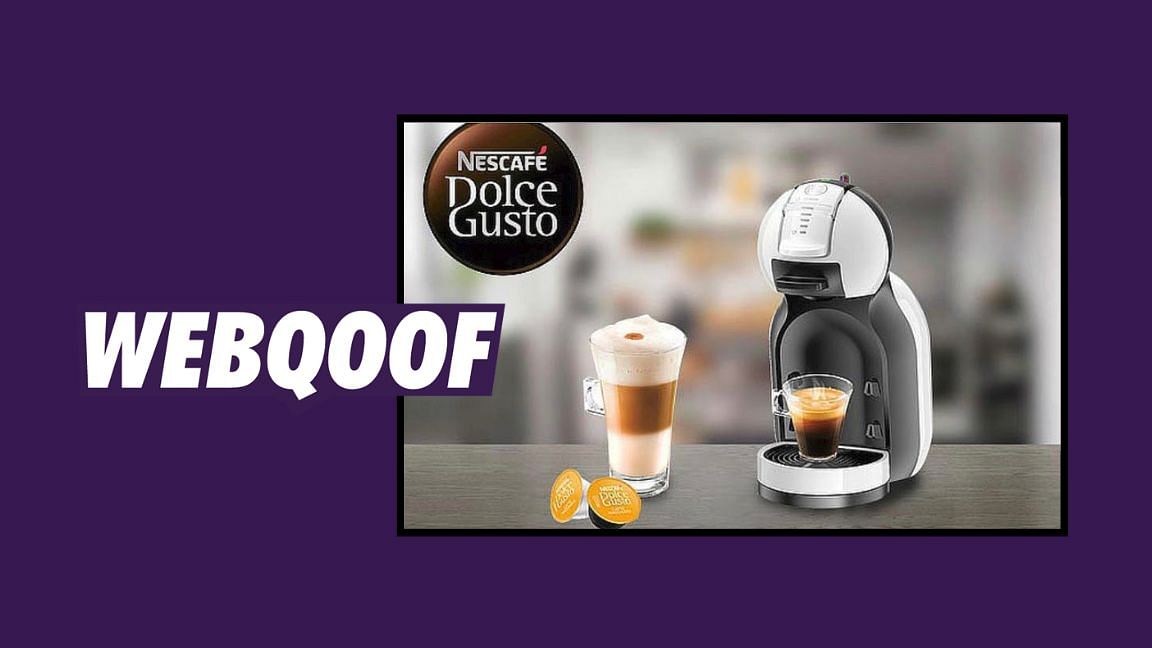 A link attributed to Nescafe falsely claimed that the company is giving free coffee machine.