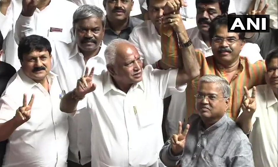 Karnataka CM Yediyurappa after defeting JD(S)-Congress in trust vote. 