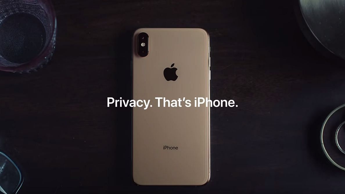 Apple had recently launched a new marketing campaign centred around its commitment to privacy.
