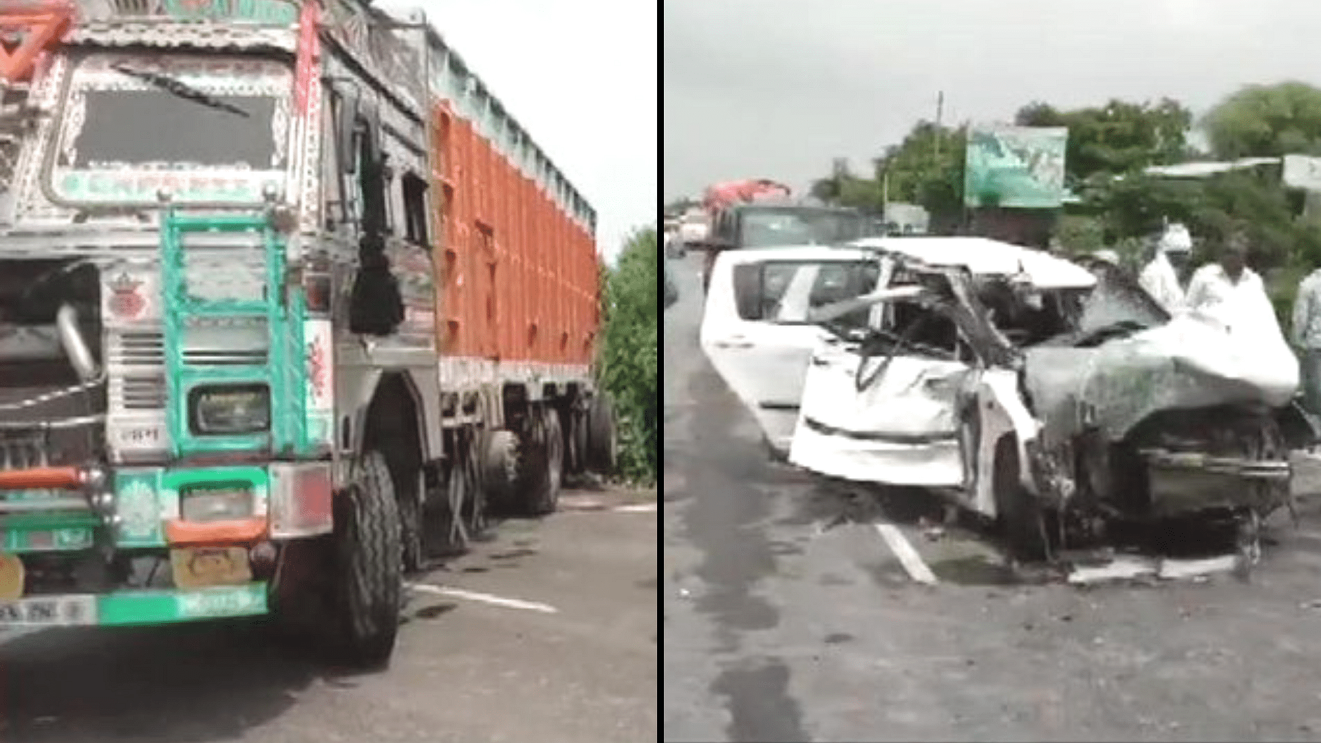  A speeding truck hit a car carrying the Unnao rape case survivor, critically injuring her and killing two of her relatives.