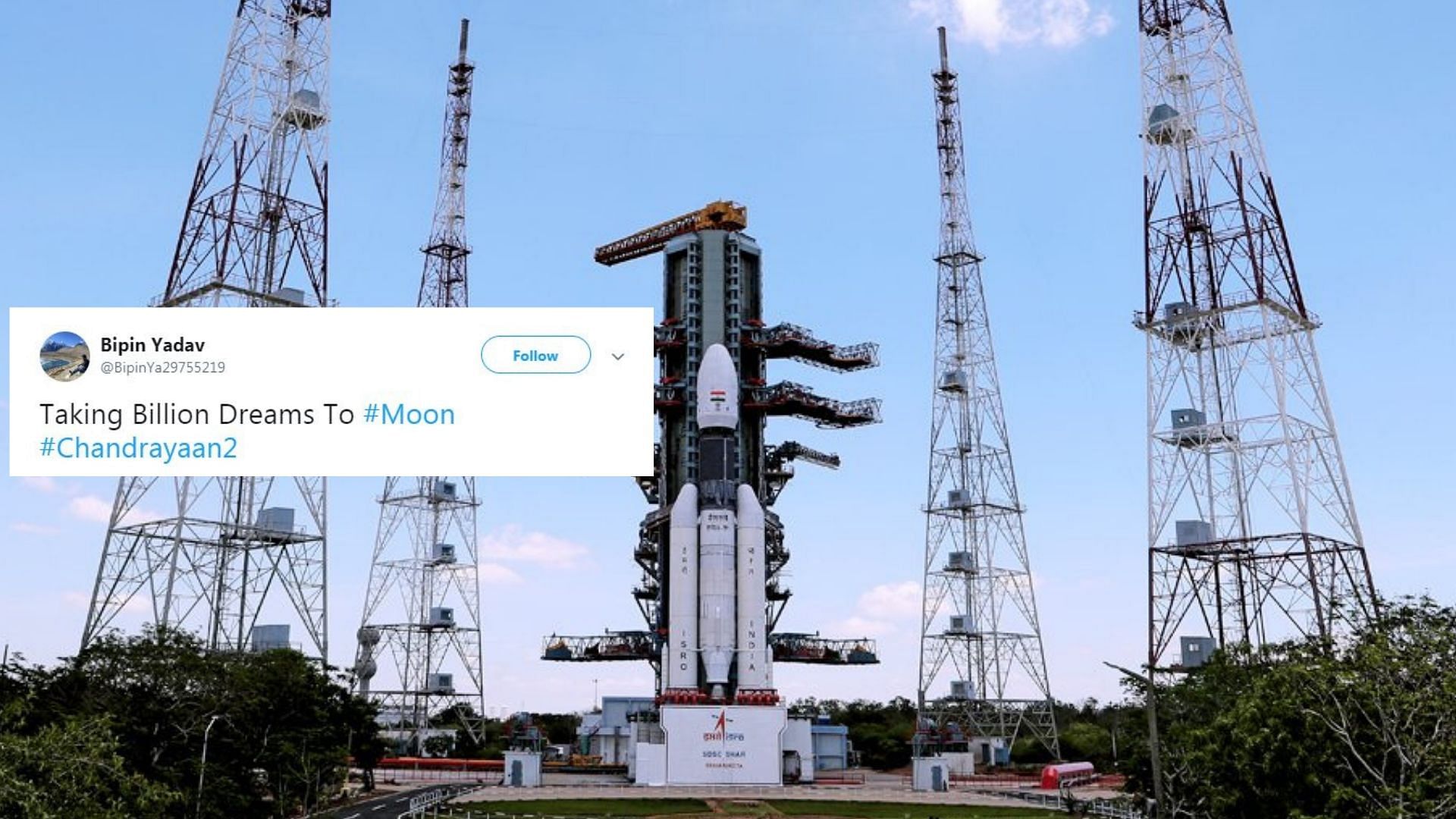 Chandrayaan-2  launched at 2:43 pm on Monday from the second launchpad at the Satish Dhawan Space Centre in Sriharikota.