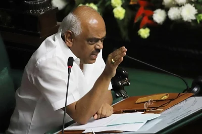 Karnataka Assembly Speaker Ramesh Kumar during budget session of the state Assembly in Bengaluru.