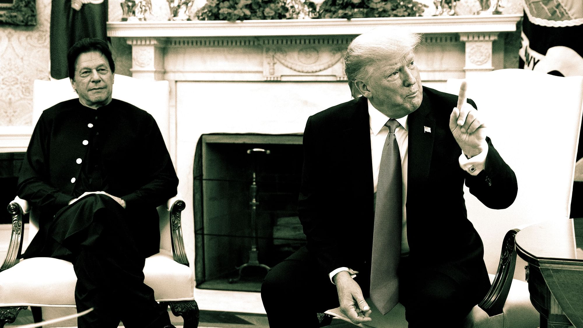 US President Donald Trump with Pakistan Prime Minister Imran Khan. Image used for representational purposes.