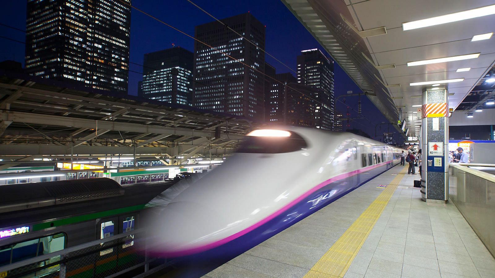 Representational image of a bullet train in Japan.&nbsp;