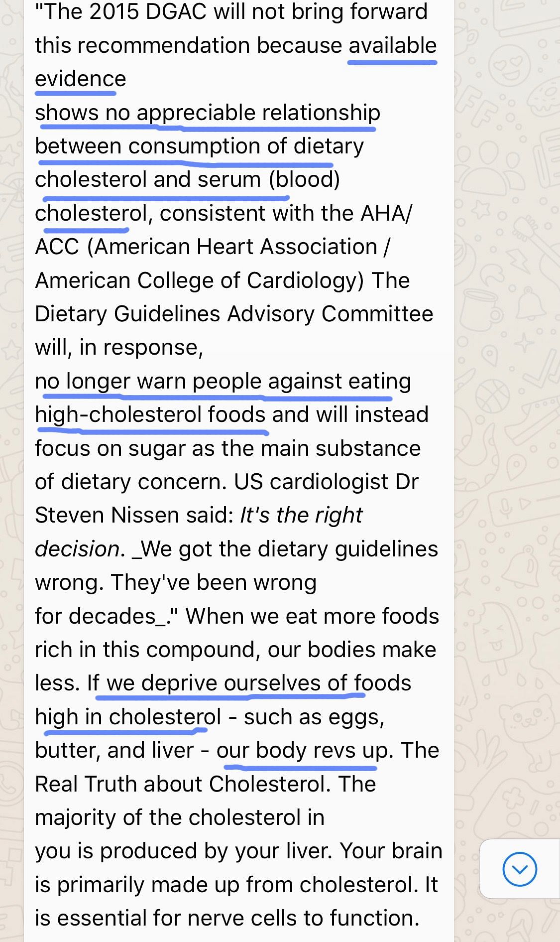 US dietary guidelines  removed the 300mg consumption cap on cholesterol. Does that make dietary cholesterol safe?