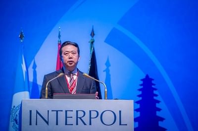 Bali: Chinese Vice Minister of Public Security Meng Hongwei who is elected as the new Interpol president at General Assembly in Bali, Indonesia. (Photo credit: Interpol/IANS)