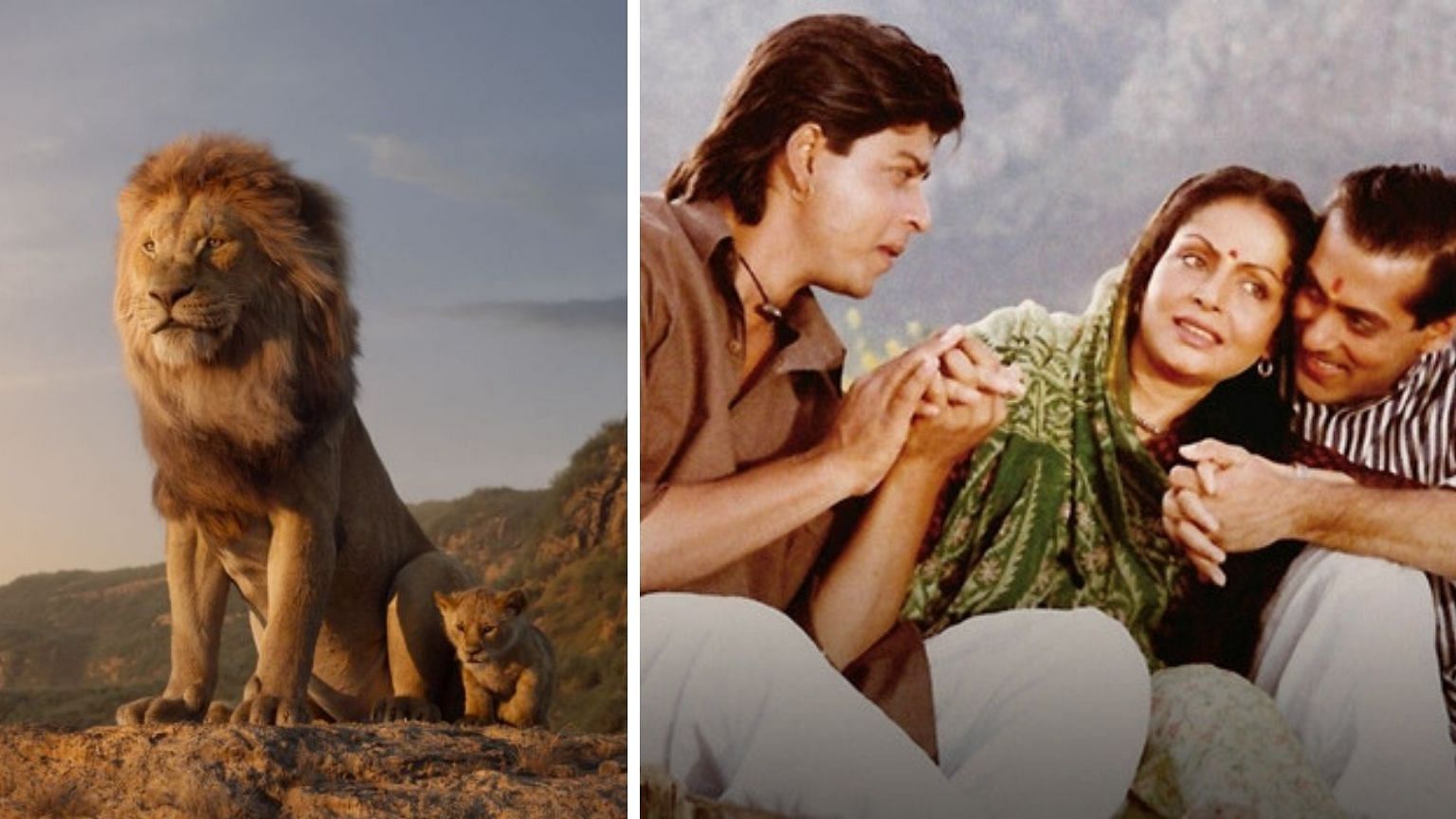How similar is <i>The Lion King</i> to <i>Karan Arjun</i>?&nbsp;