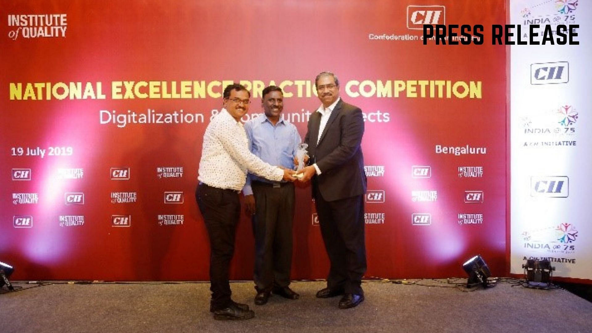 Press Release: Tata Power Honoured By CII