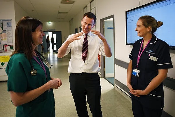 Hunt missed targets as the health secretary.