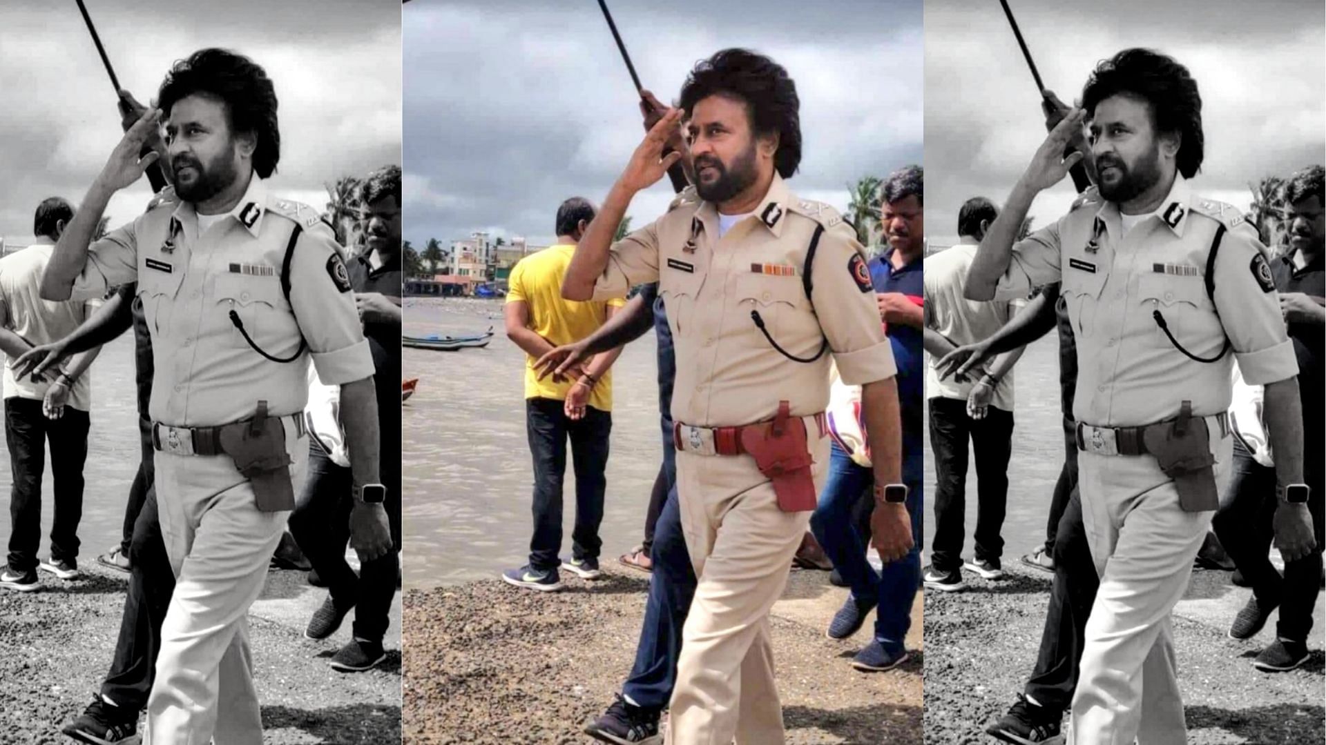 Rajinikanth is shooting for <i>Darbar.&nbsp;</i>