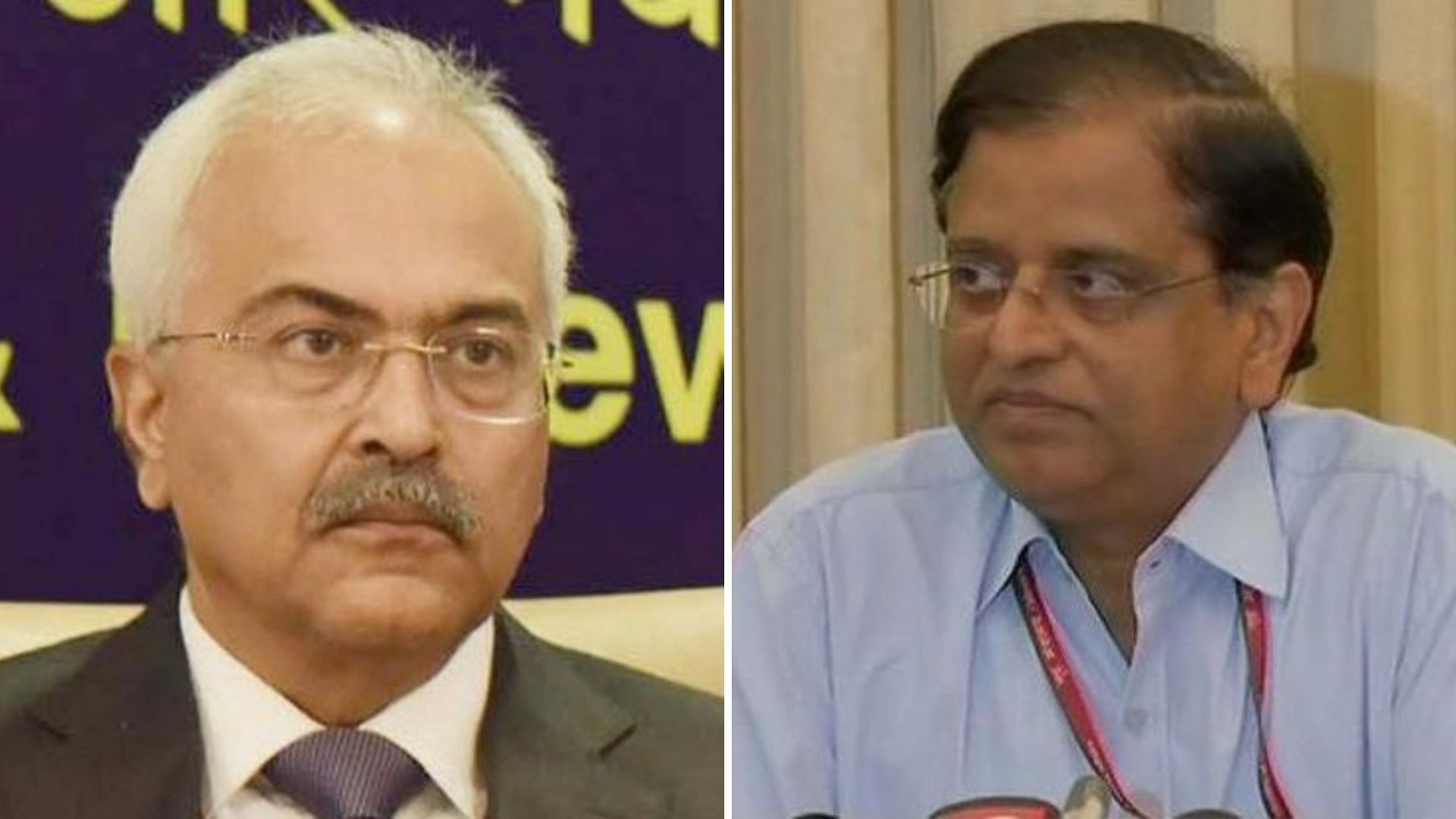 Ajay Kumar Bhalla (left), who is likely to be appointed the next Home Secretary and SC Garg, the outgoing Finance Secretary.