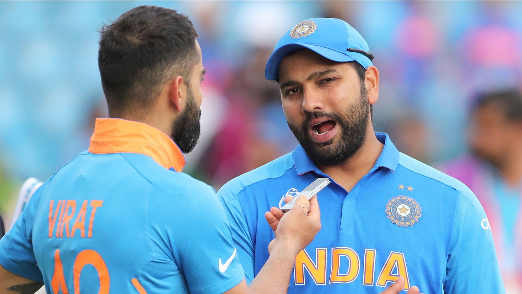 Rohit Sharma scored a record-breaking century as Virat Kohli-led India beat Sri Lanka by 7 wickets in the ICC World Cup.